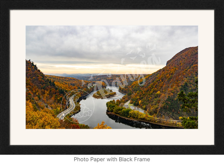 Wall Art: Delaware Water Gap in Autumn