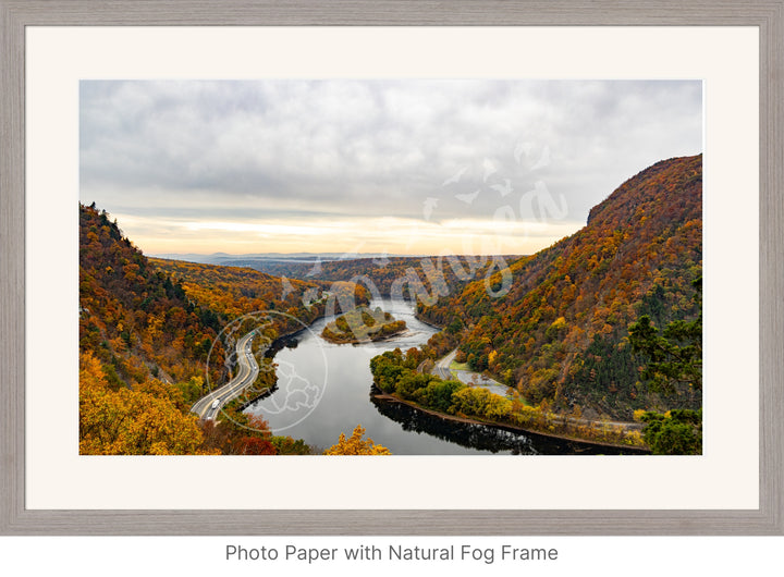 Wall Art: Delaware Water Gap in Autumn