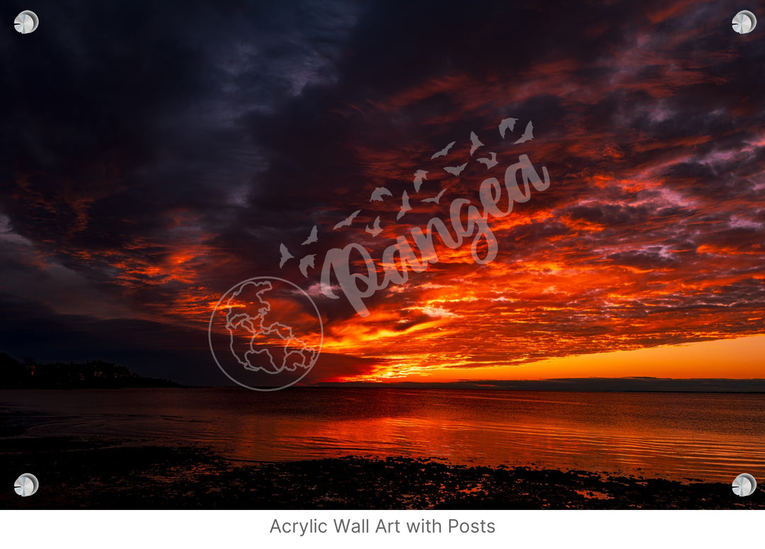 Wall Art: Blazing Cape Cod Skies