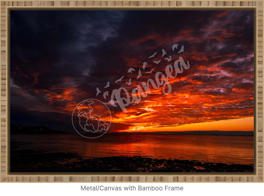 Wall Art: Blazing Cape Cod Skies