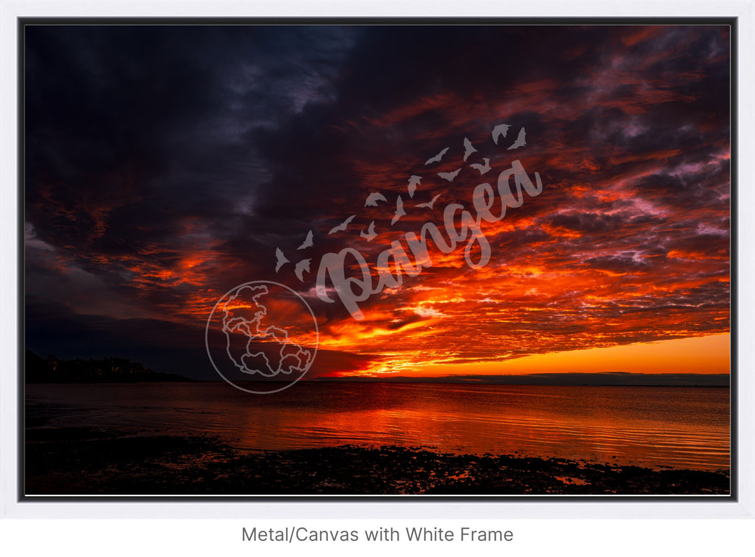 Wall Art: Blazing Cape Cod Skies