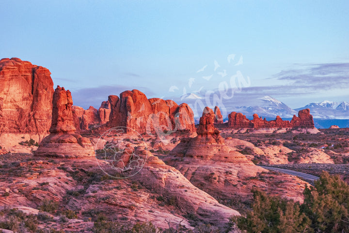 Wall Art: Arches Blue Hour