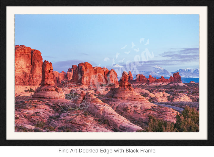 Wall Art: Arches Blue Hour