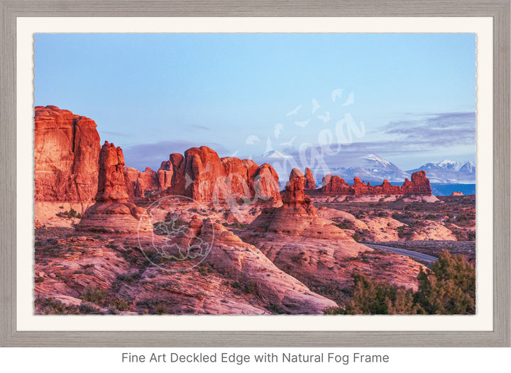 Wall Art: Arches Blue Hour