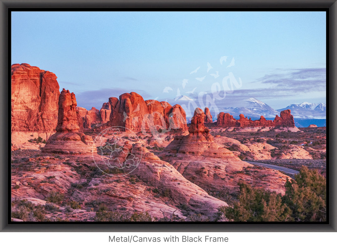 Wall Art: Arches Blue Hour