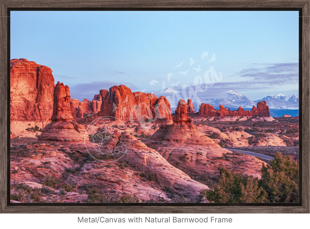 Wall Art: Arches Blue Hour