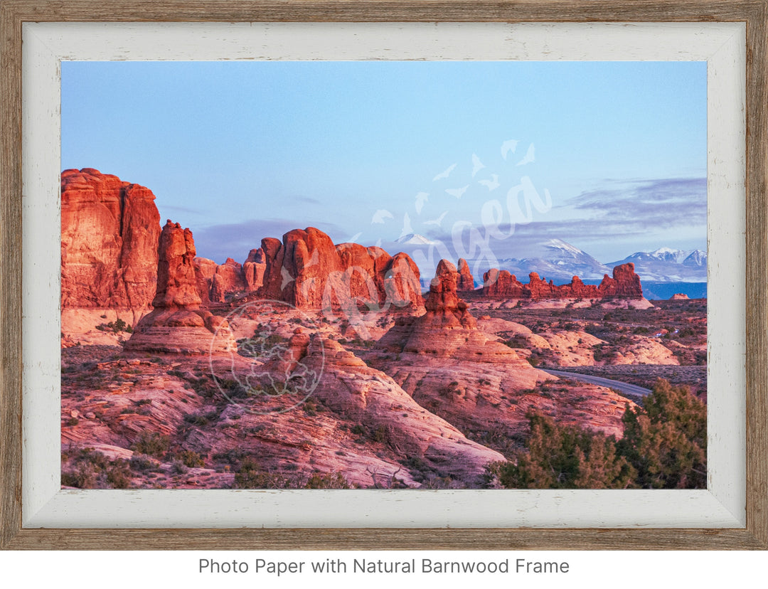 Wall Art: Arches Blue Hour