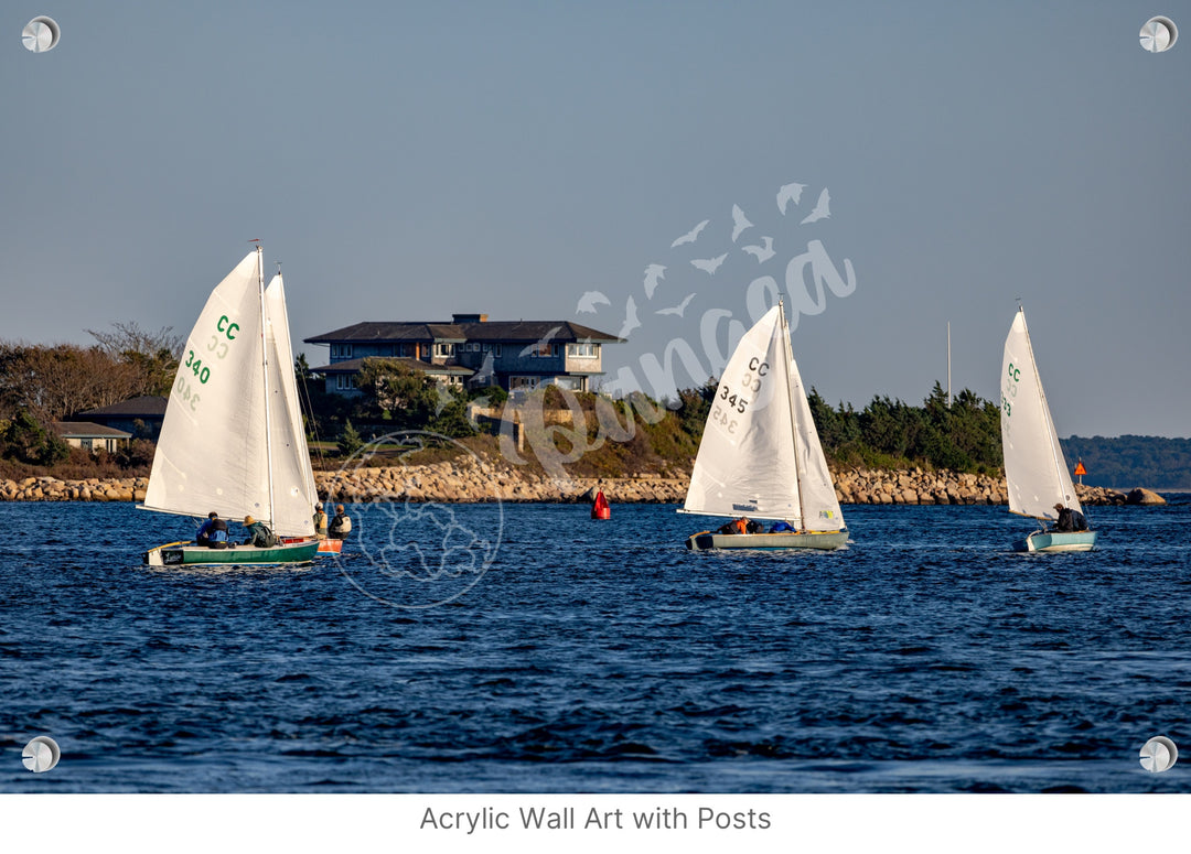 Wall Art: Racing Past the Airplane House