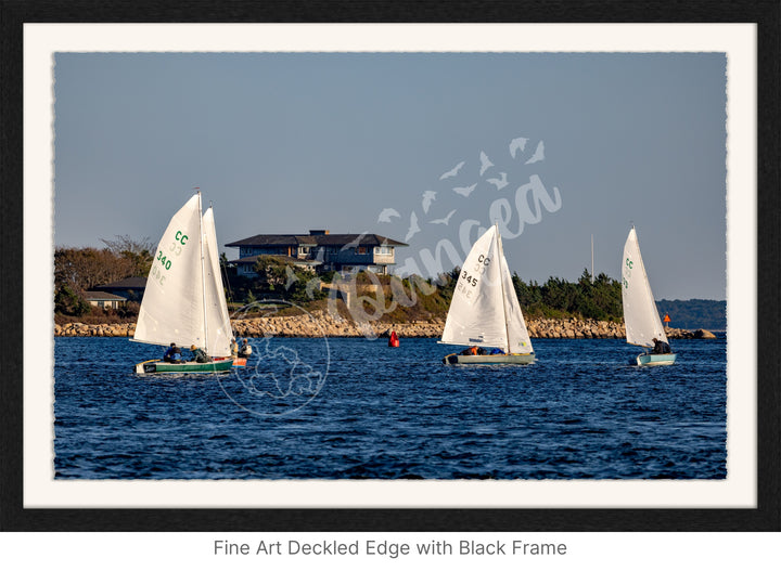 Wall Art: Racing Past the Airplane House