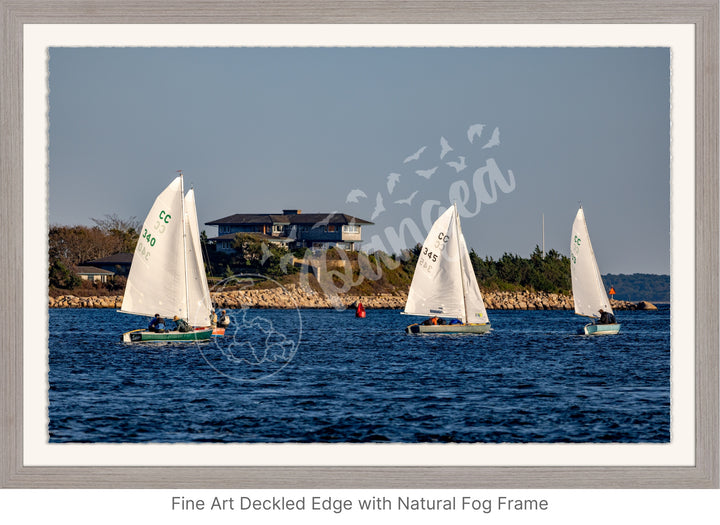 Wall Art: Racing Past the Airplane House