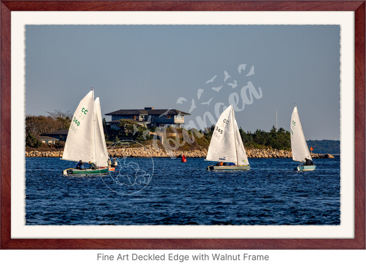 Wall Art: Racing Past the Airplane House