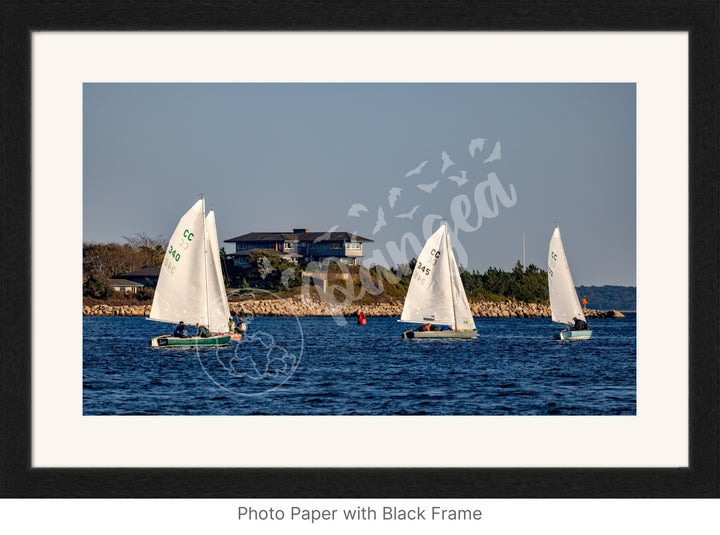 Wall Art: Racing Past the Airplane House