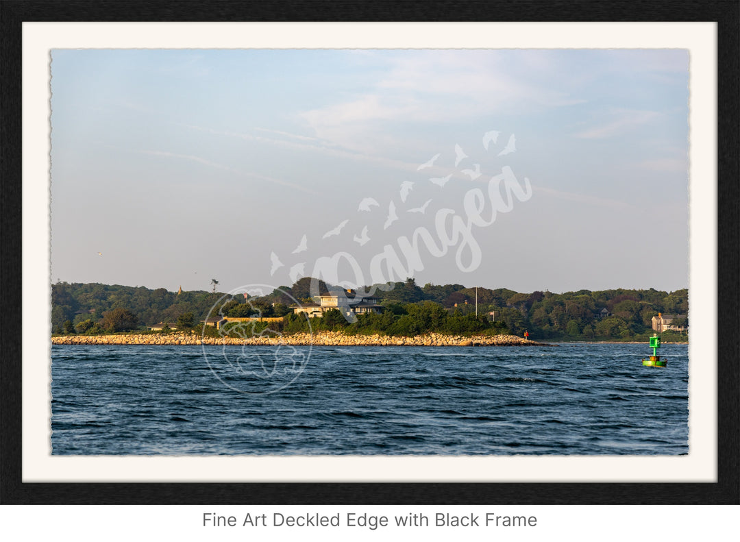 Wall Art: Golden Hour at the Airplane House