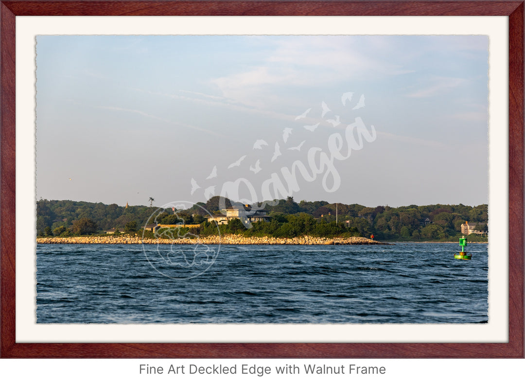 Wall Art: Golden Hour at the Airplane House