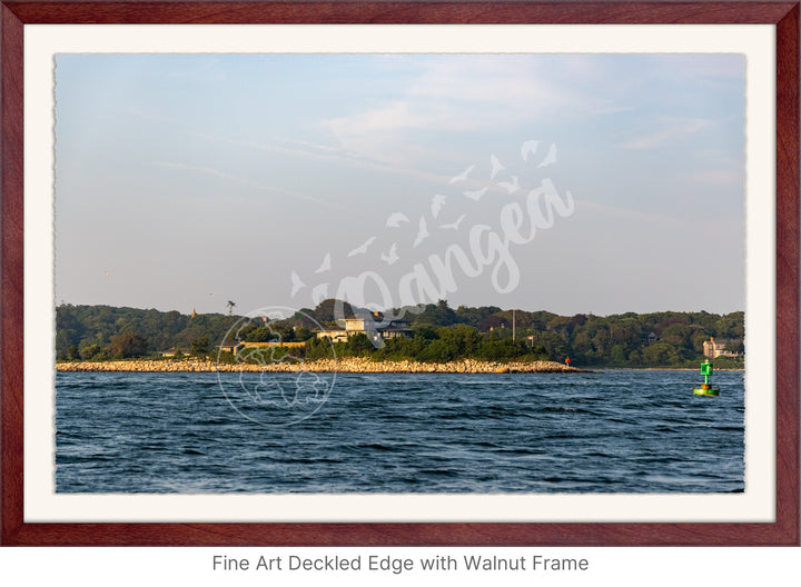 Wall Art: Golden Hour at the Airplane House