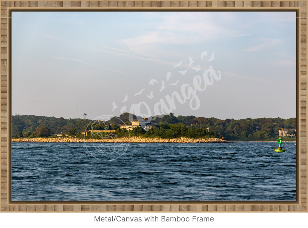 Wall Art: Golden Hour at the Airplane House