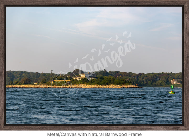 Wall Art: Golden Hour at the Airplane House