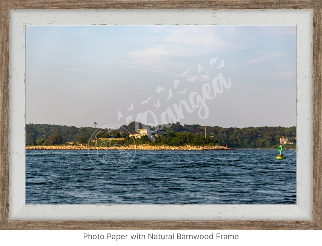 Wall Art: Golden Hour at the Airplane House