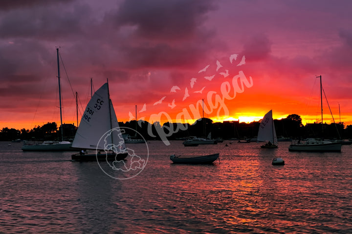 Wall Art: Sailing by Firelight