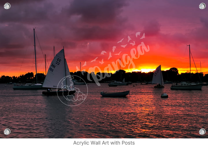 Wall Art: Sailing by Firelight