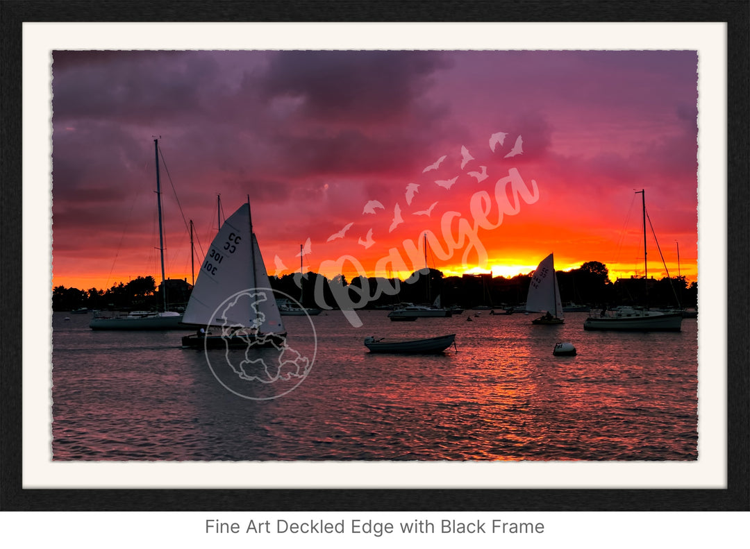 Wall Art: Sailing by Firelight