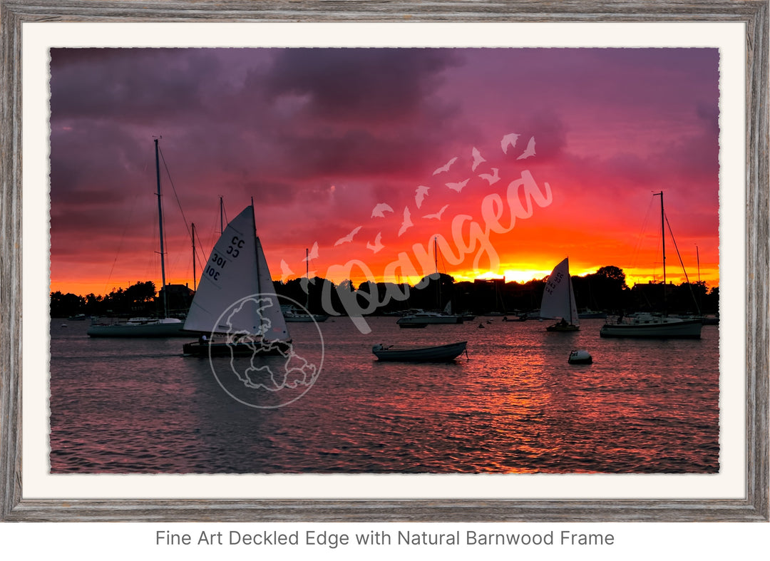 Wall Art: Sailing by Firelight