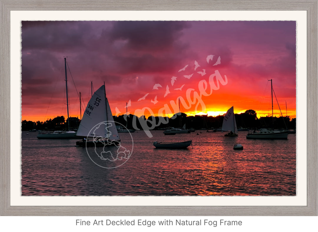 Wall Art: Sailing by Firelight