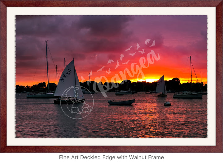 Wall Art: Sailing by Firelight