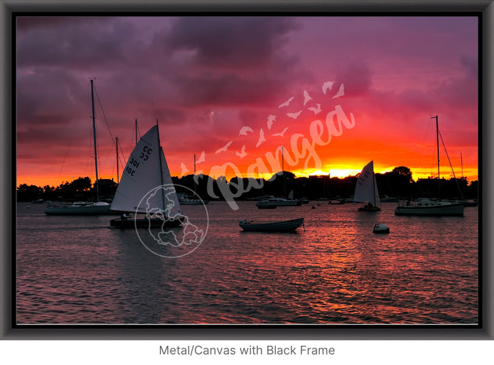 Wall Art: Sailing by Firelight