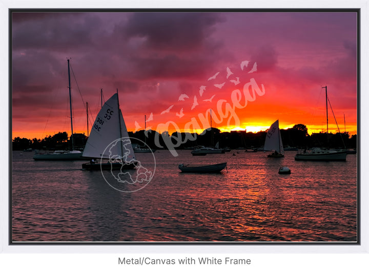 Wall Art: Sailing by Firelight