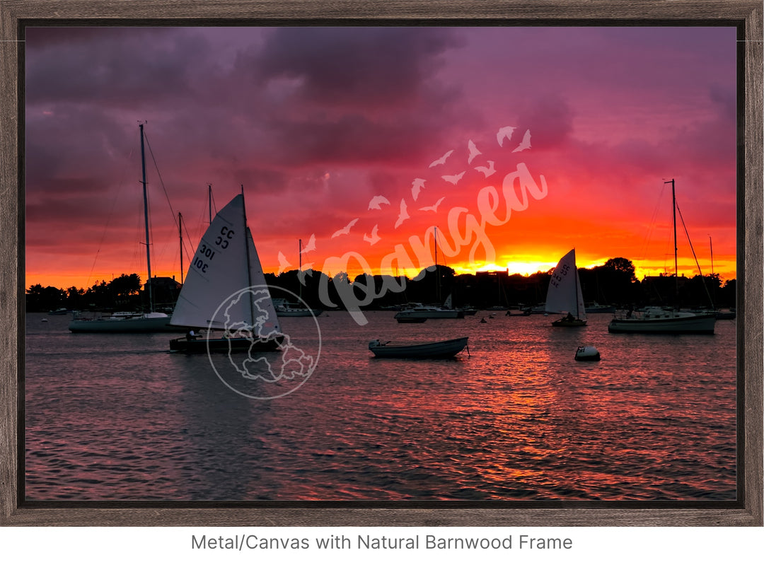 Wall Art: Sailing by Firelight