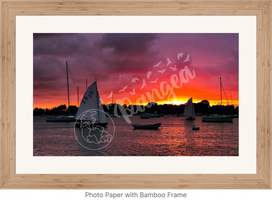 Wall Art: Sailing by Firelight