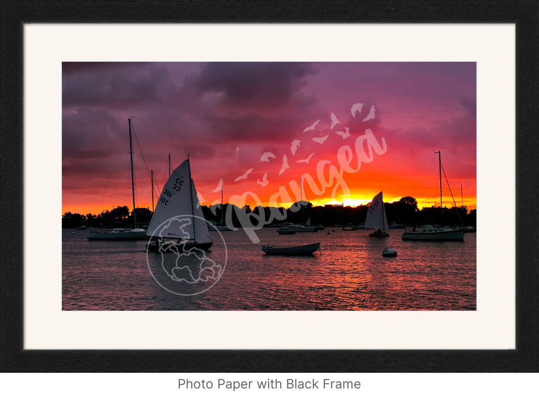 Wall Art: Sailing by Firelight