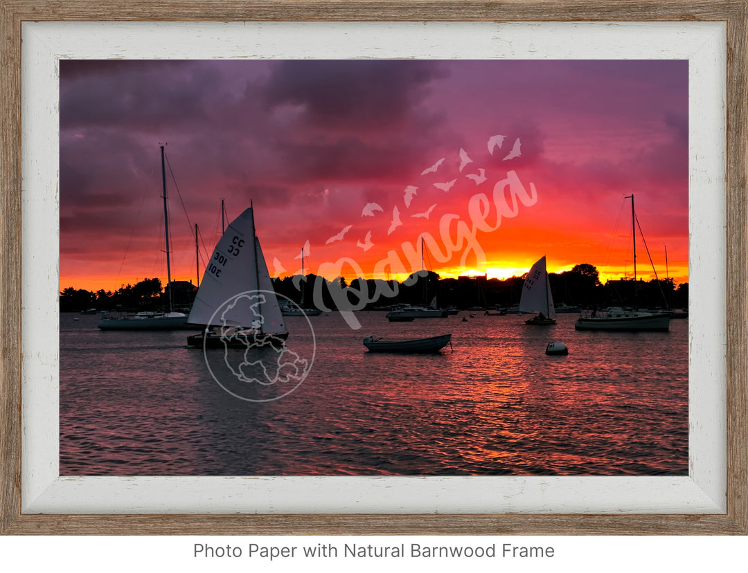 Wall Art: Sailing by Firelight