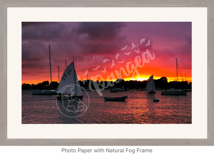 Wall Art: Sailing by Firelight