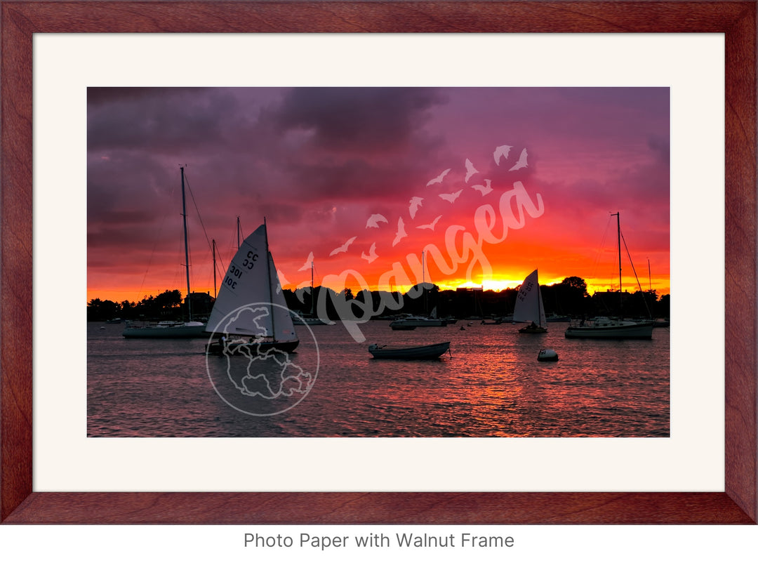 Wall Art: Sailing by Firelight