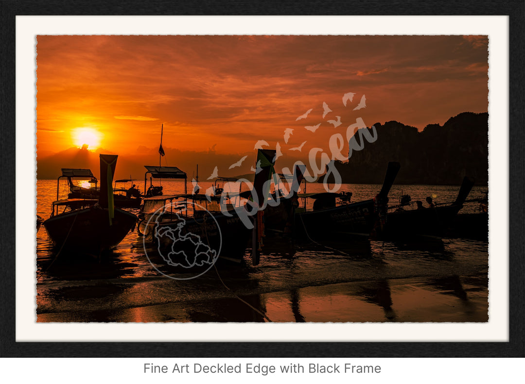 Wall Art: Sunset at West Railay