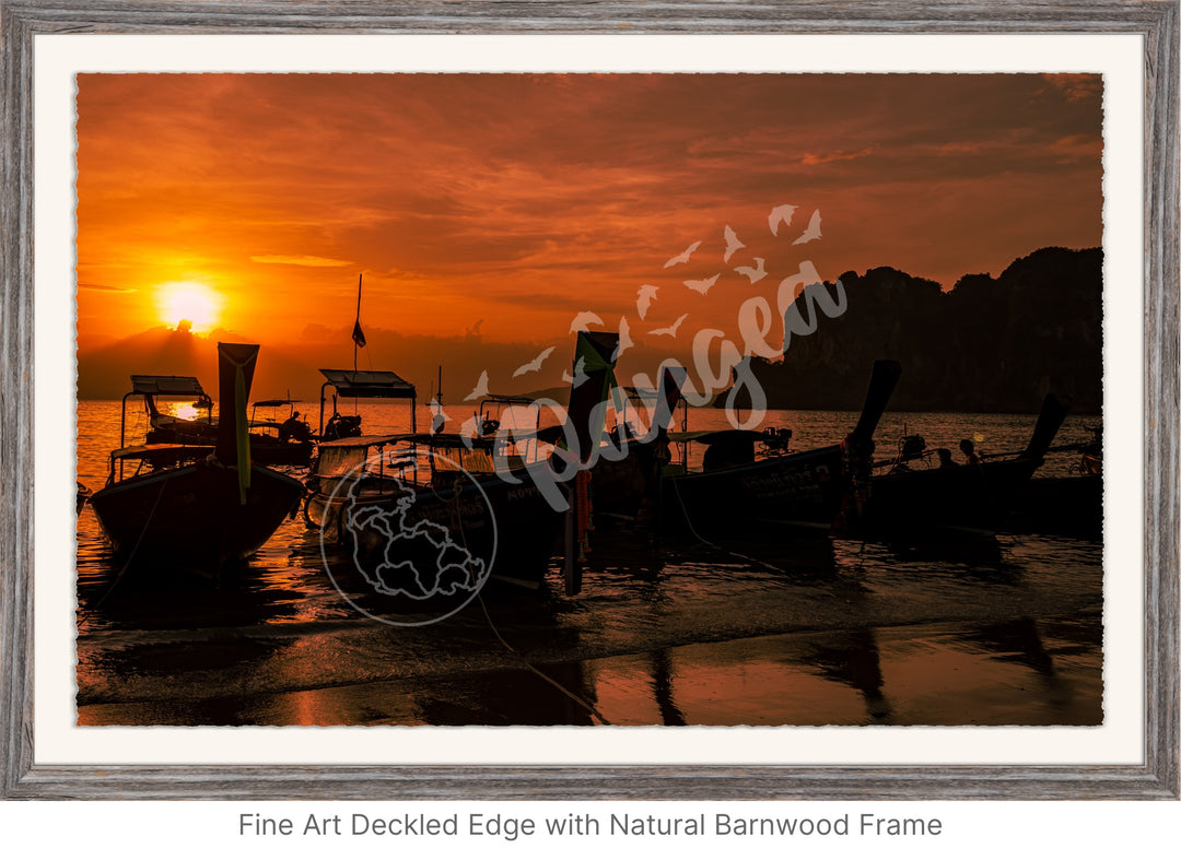 Wall Art: Sunset at West Railay