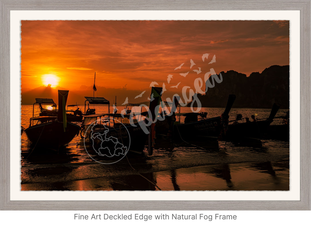 Wall Art: Sunset at West Railay