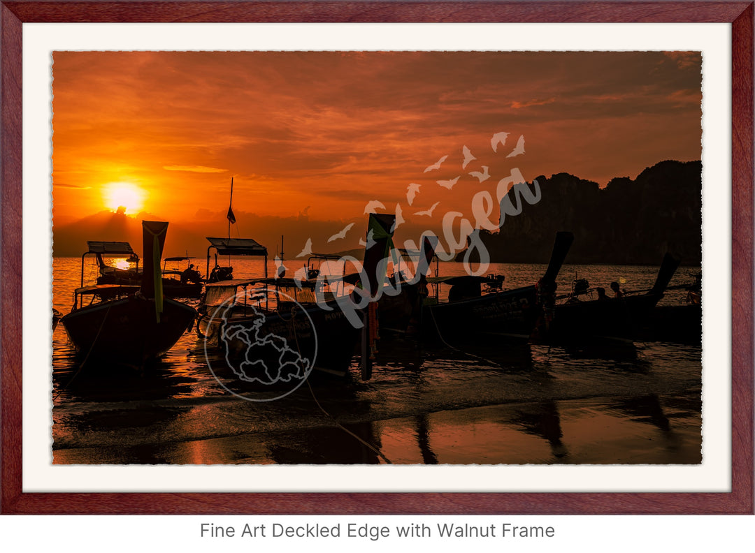 Wall Art: Sunset at West Railay