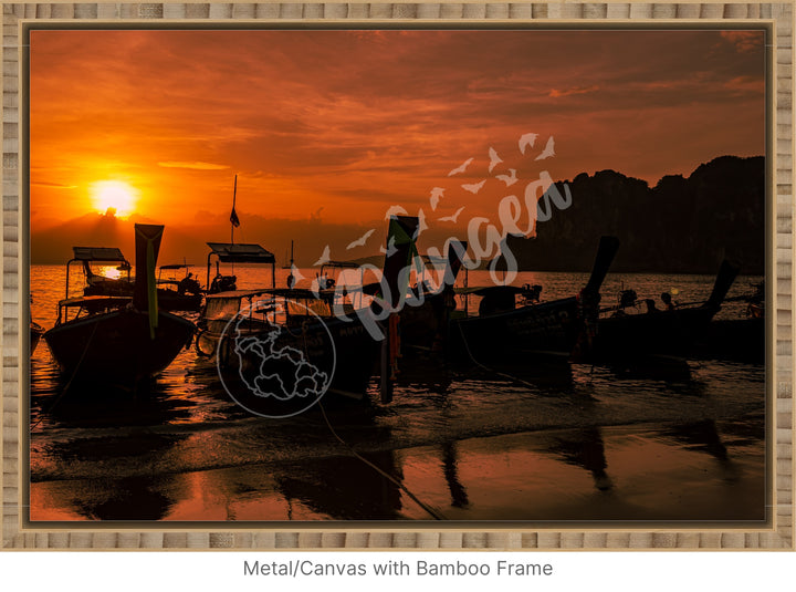 Wall Art: Sunset at West Railay