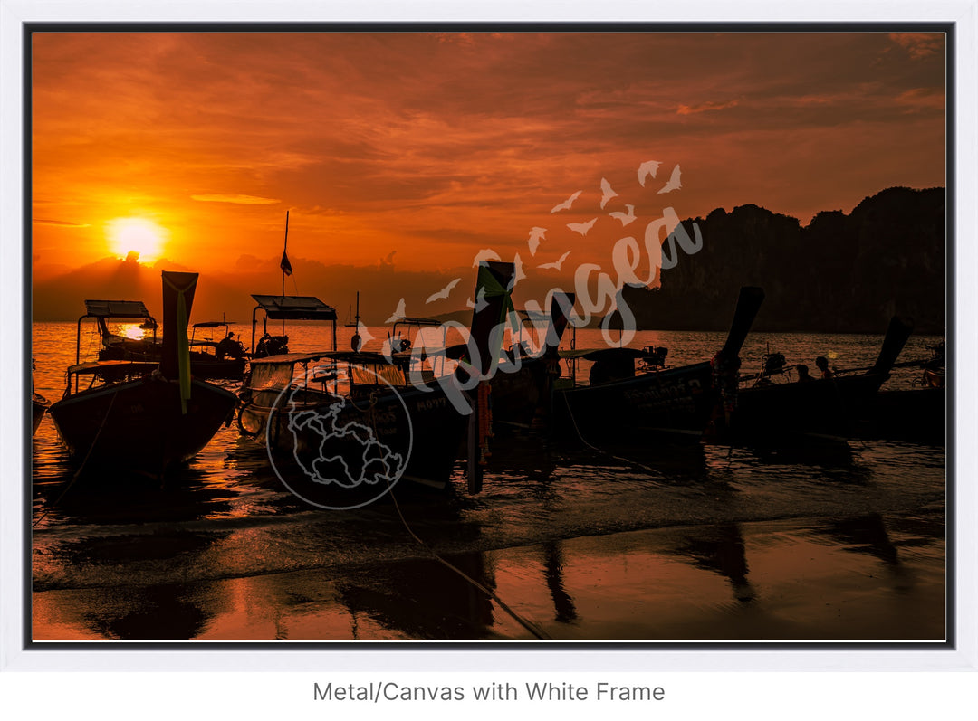 Wall Art: Sunset at West Railay