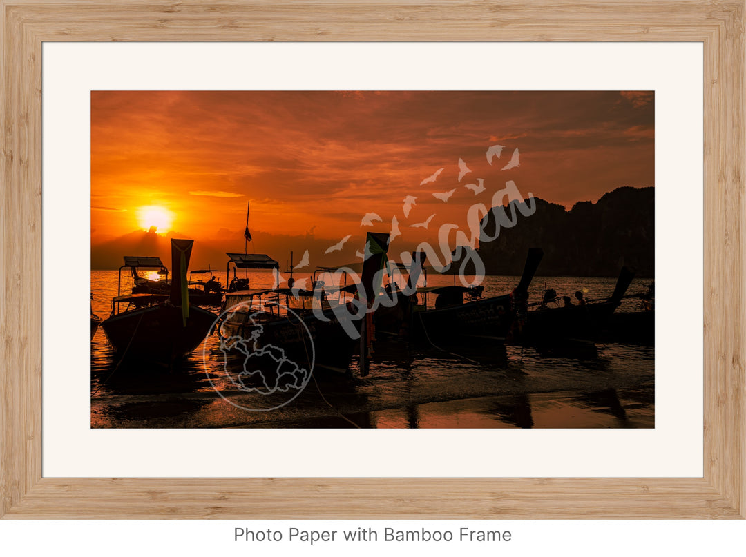 Wall Art: Sunset at West Railay