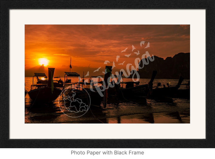 Wall Art: Sunset at West Railay