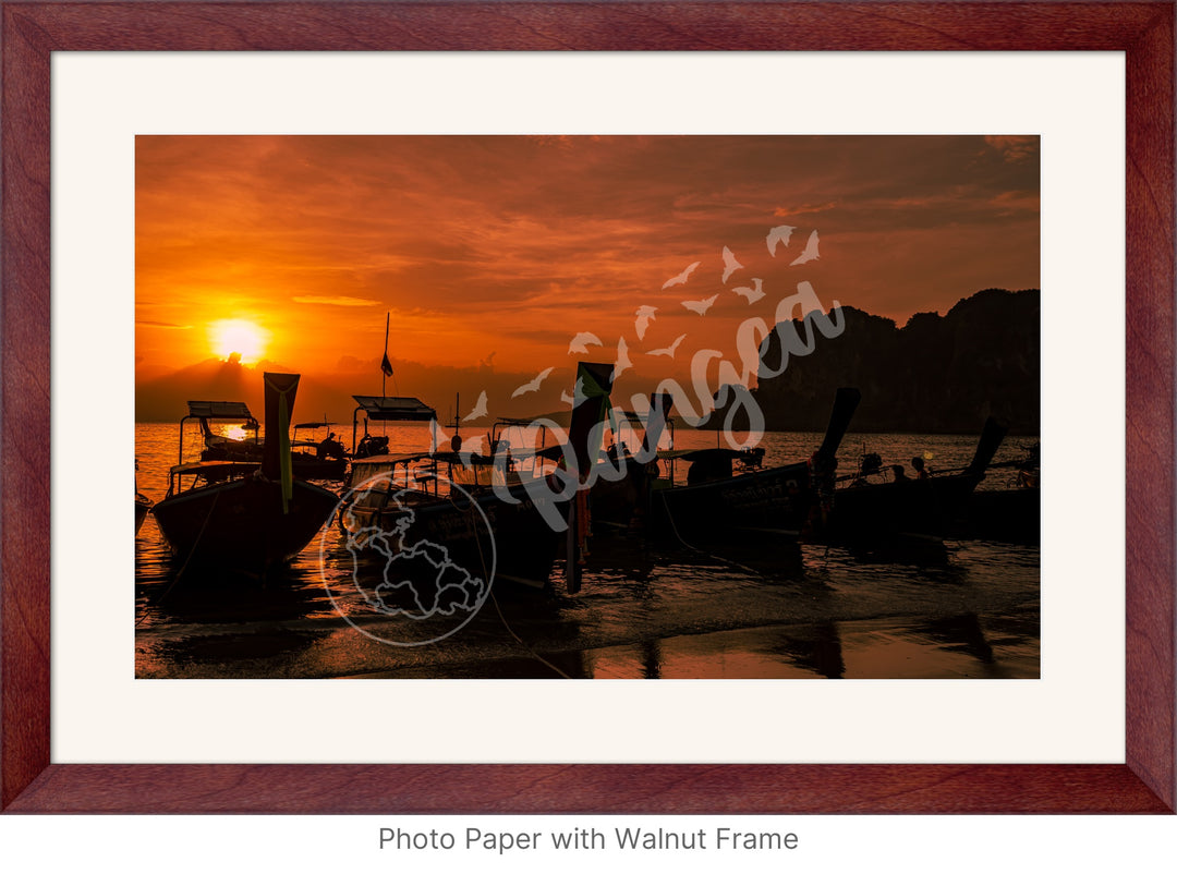 Wall Art: Sunset at West Railay