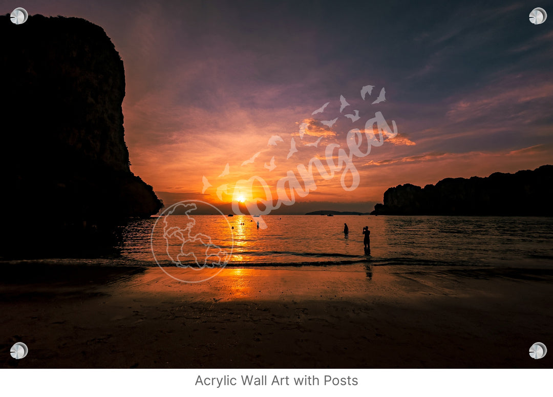 Wall Art: Evening Swim at Railay