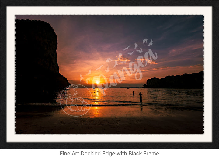 Wall Art: Evening Swim at Railay