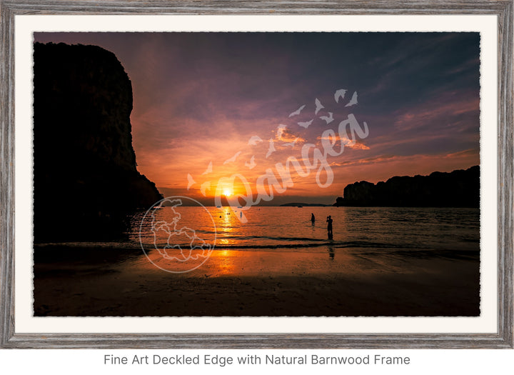 Wall Art: Evening Swim at Railay