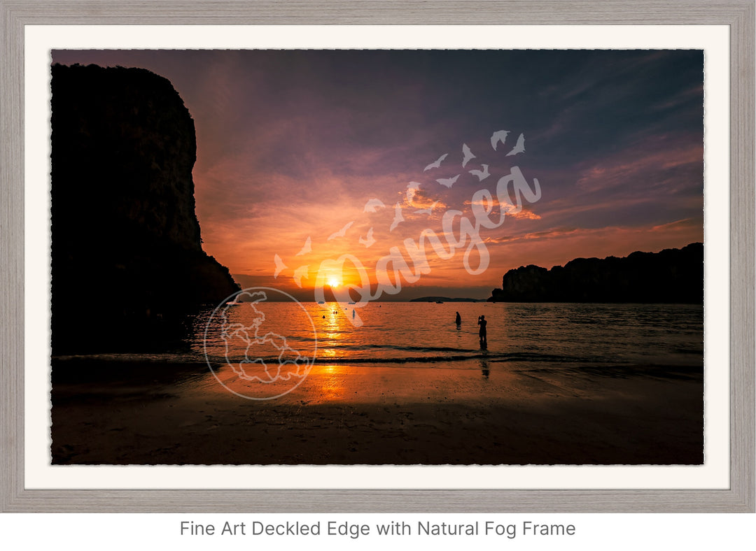 Wall Art: Evening Swim at Railay