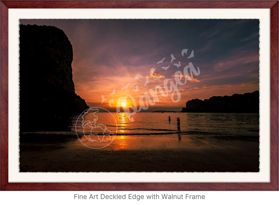 Wall Art: Evening Swim at Railay